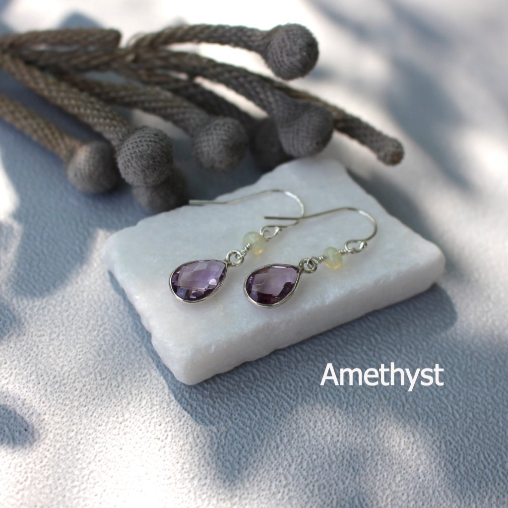 Drop gemstone earrings - Kathryn Rebecca