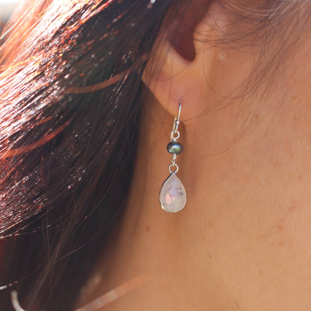 Drop gemstone earrings - Kathryn Rebecca