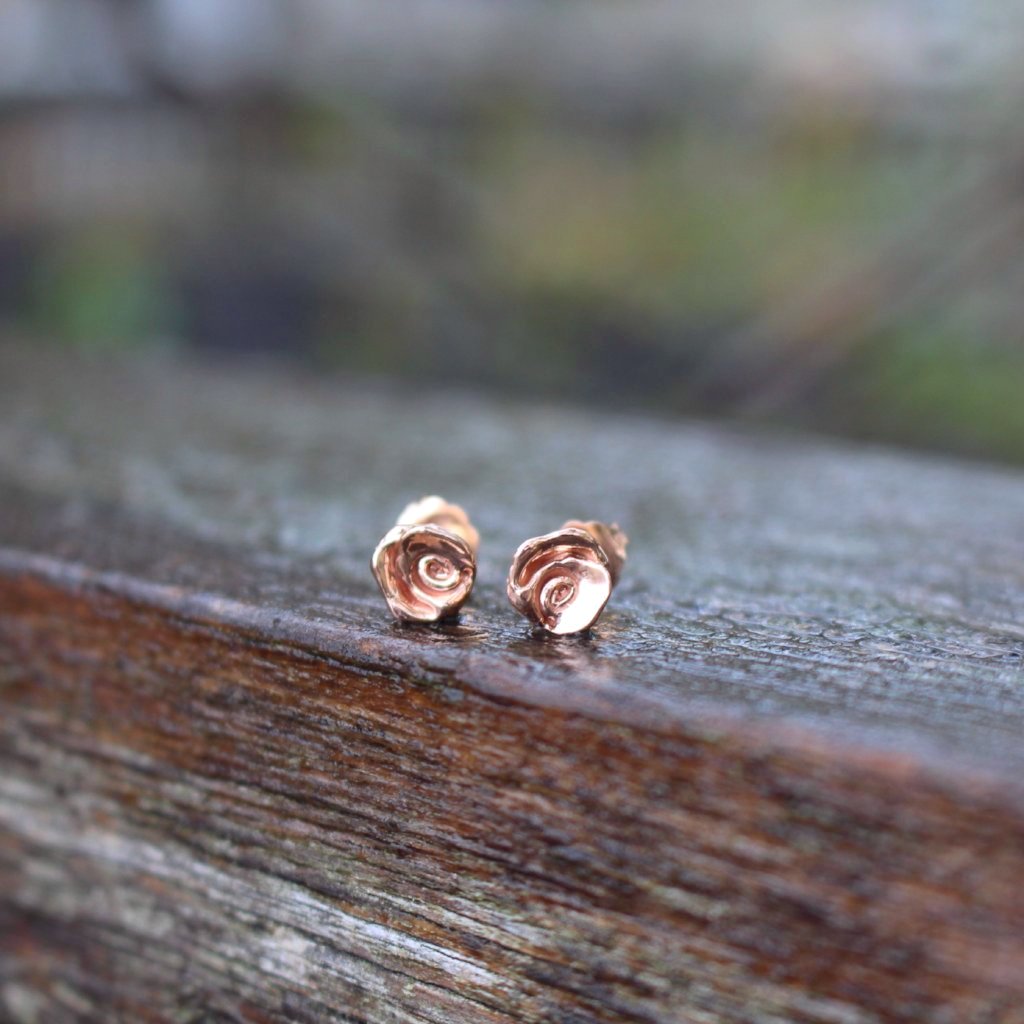 Rose stud earrings - Kathryn Rebecca