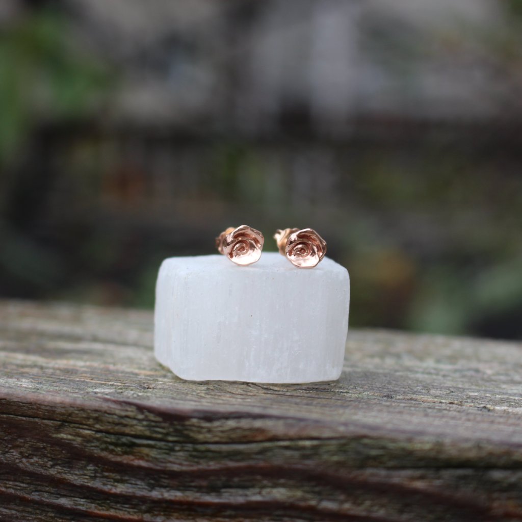 Rose stud earrings - Kathryn Rebecca