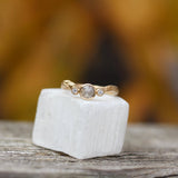 Rose cut diamond branch Engagement ring - Kathryn Rebecca