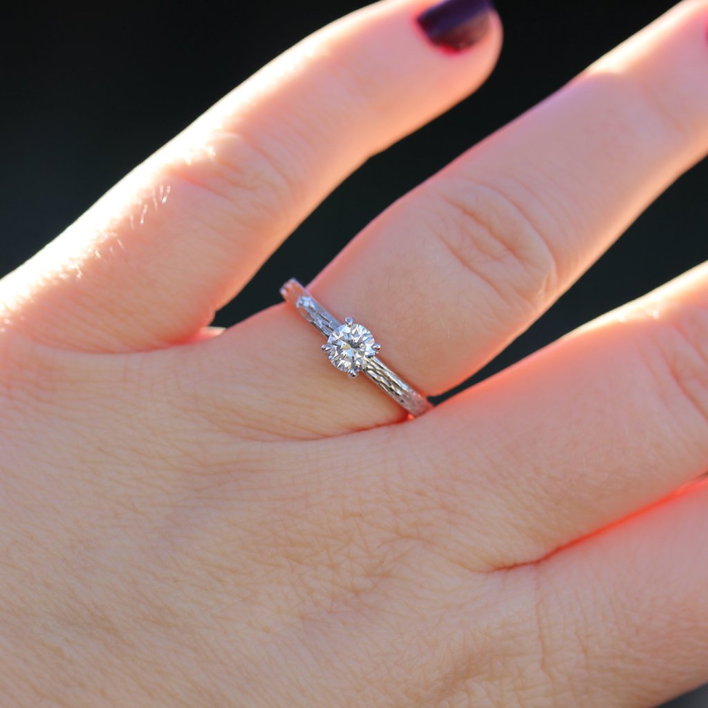 Diamond Branch Engagement Ring - Kathryn Rebecca