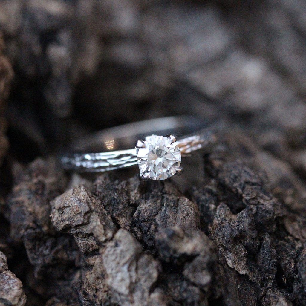 Diamond Branch Engagement Ring - Kathryn Rebecca