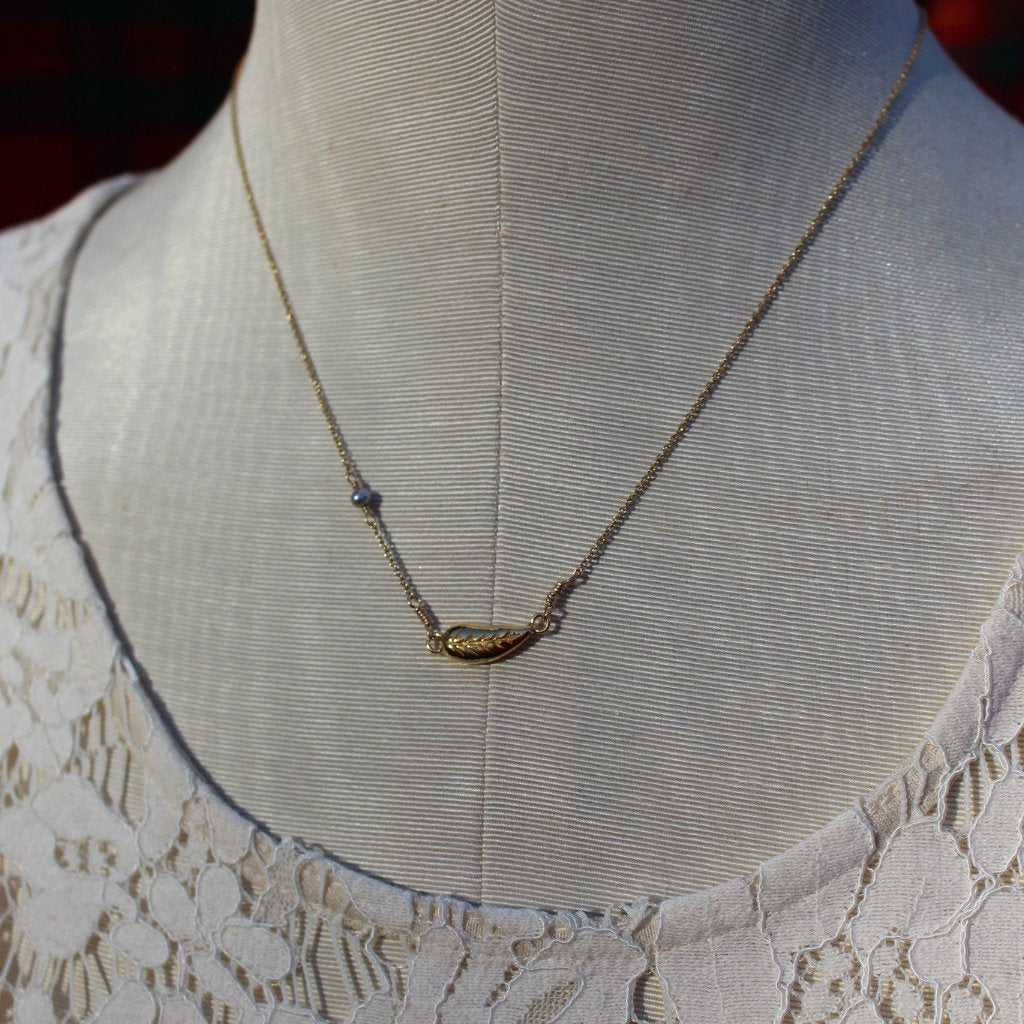 Leaf Necklace - Kathryn Rebecca