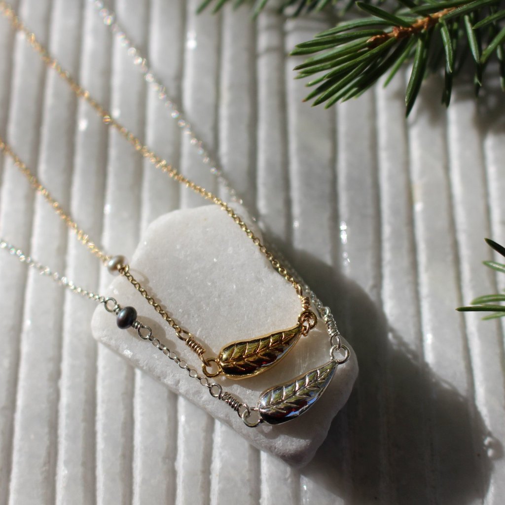 Leaf Necklace - Kathryn Rebecca