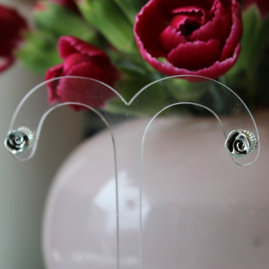 Mini rose studs - Kathryn Rebecca