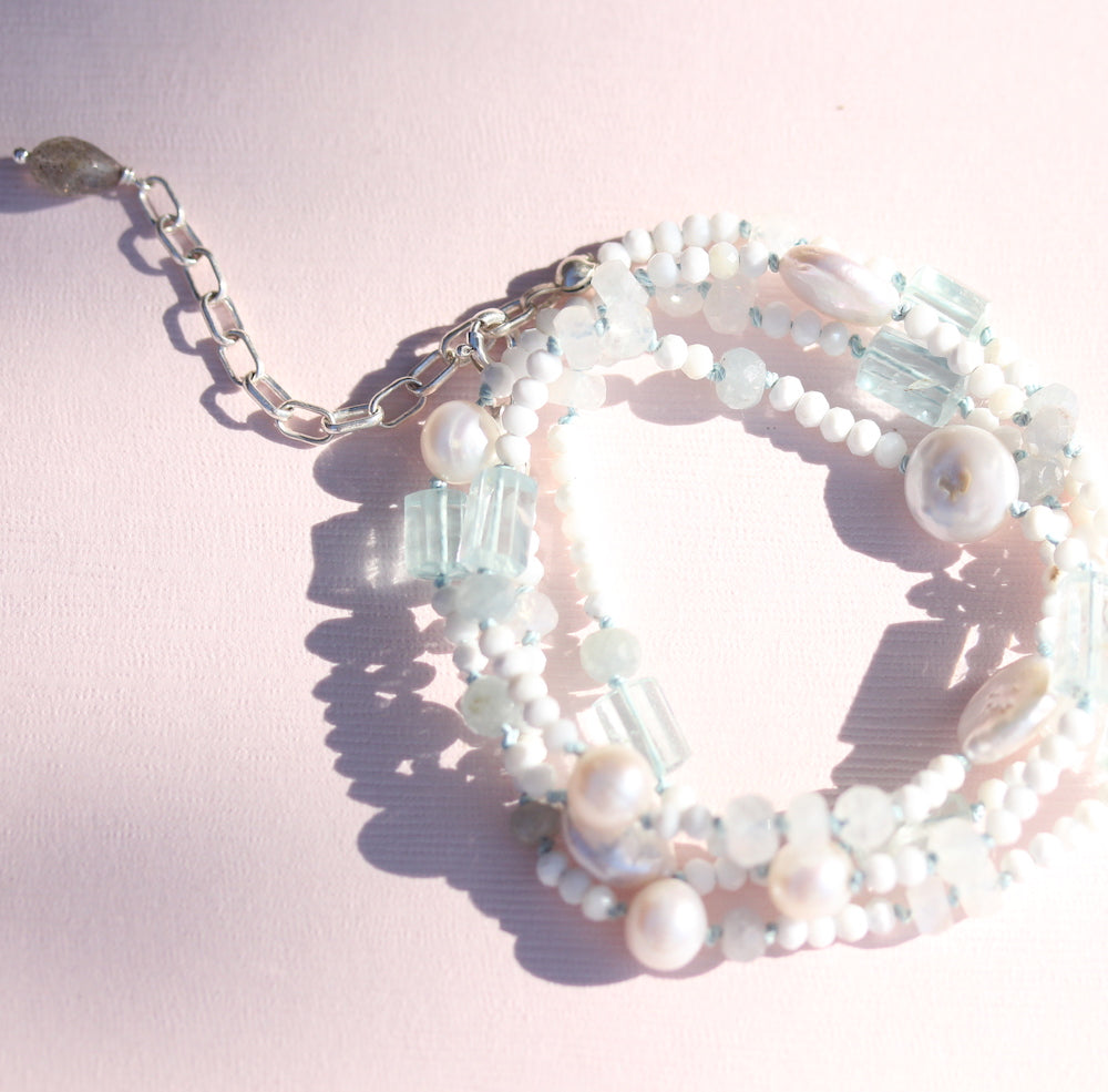 Opal and Moonstone Necklace
