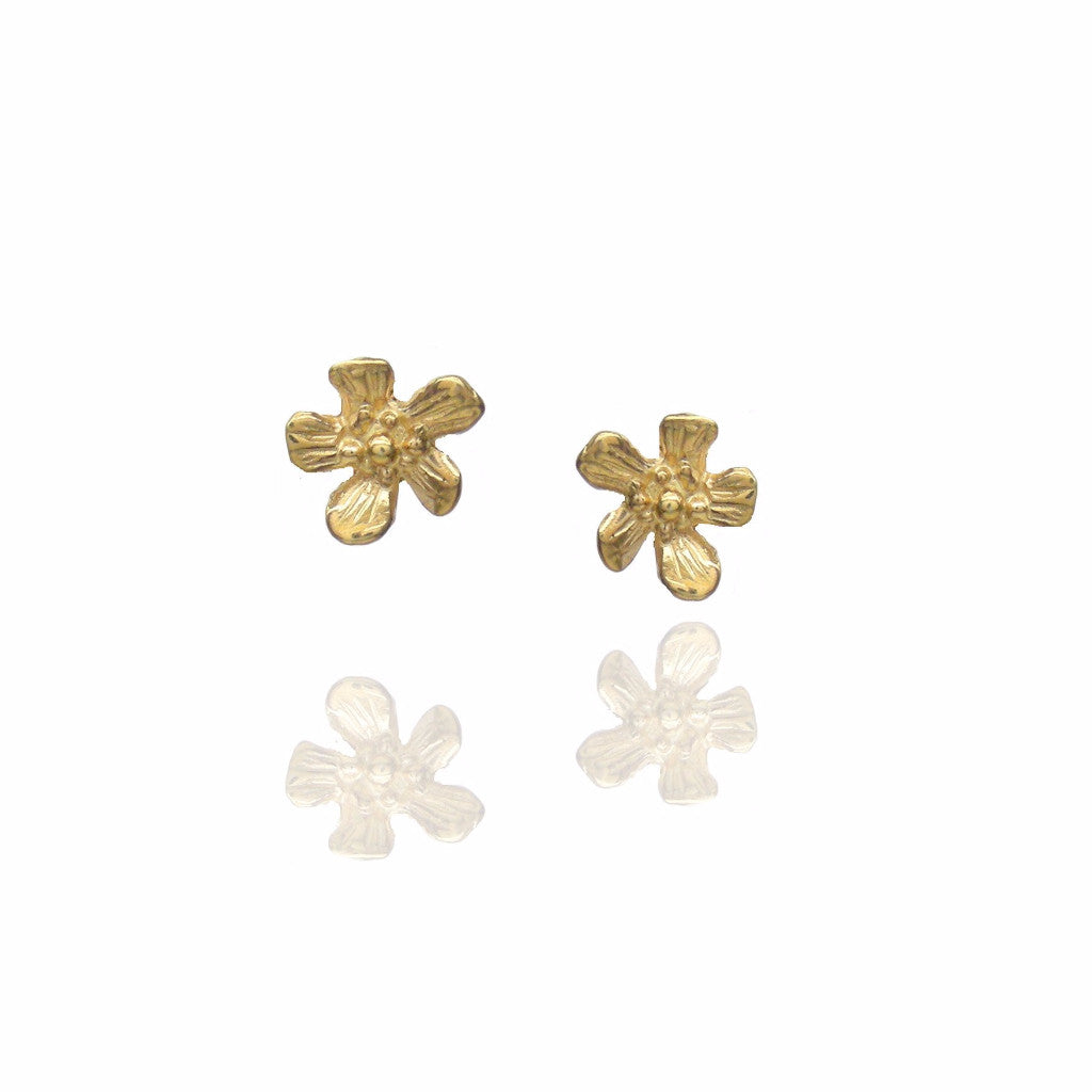 Golden Glow - small buttercup studs - Kathryn Rebecca