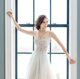Long gray pearl necklace - Kathryn Rebecca