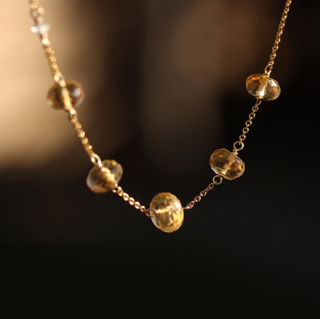 Citrine necklace