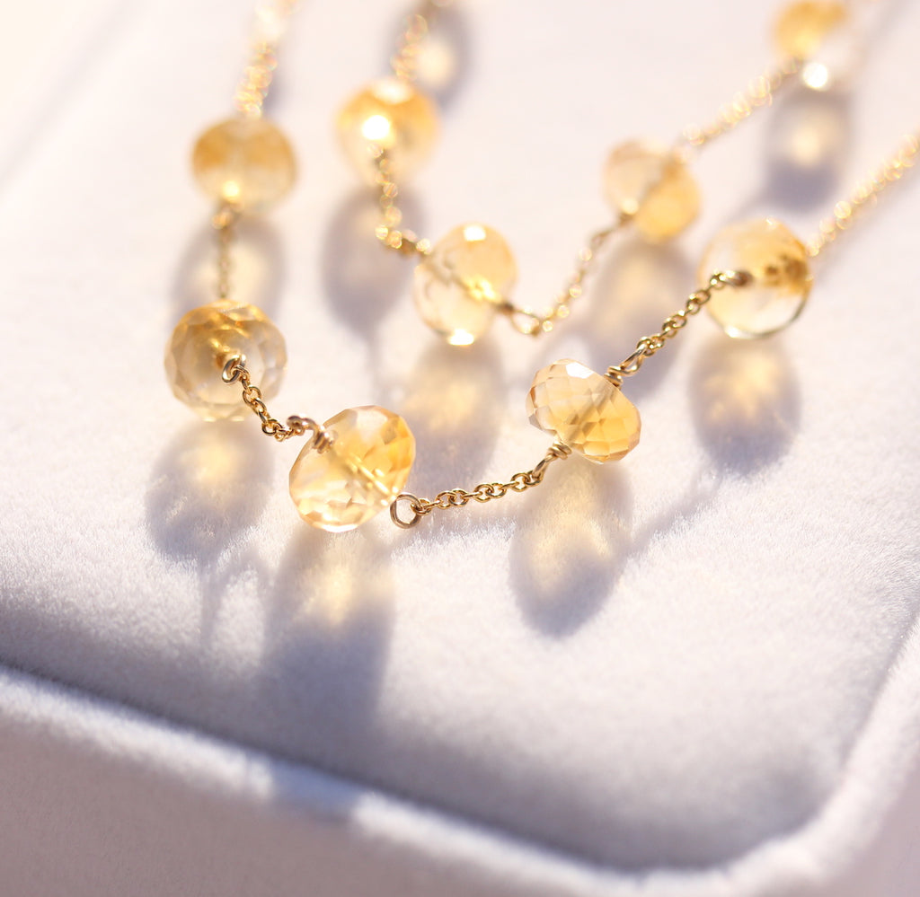 Citrine necklace