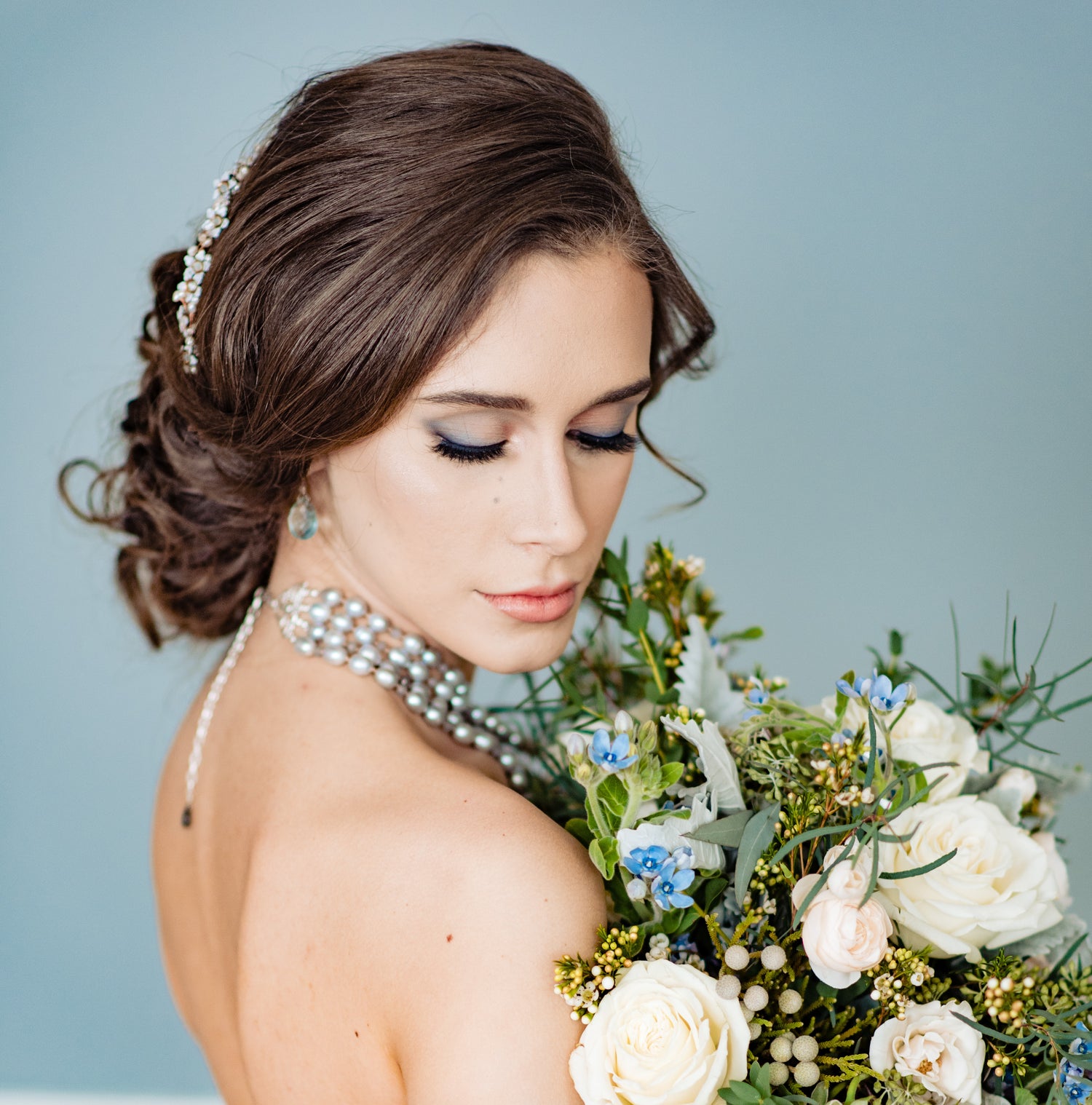 Multi Strand Pearl Necklace - Kathryn Rebecca