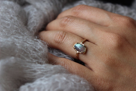 Labradorite ring - Kathryn Rebecca