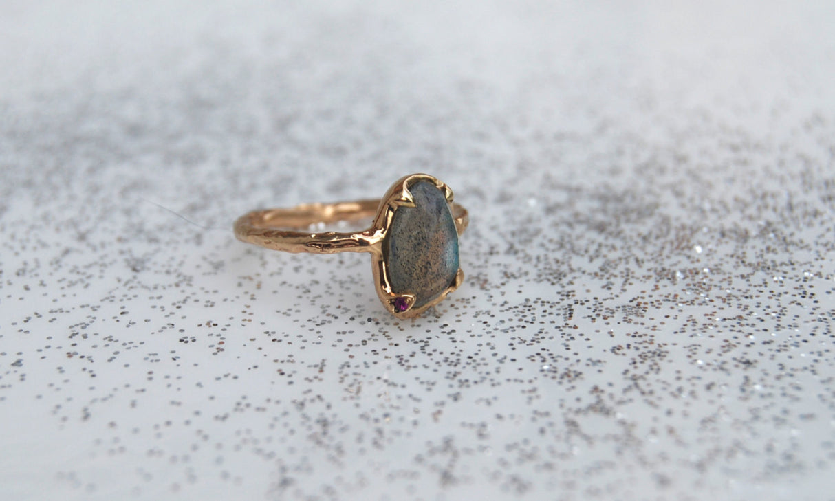 Labradorite ring - Kathryn Rebecca