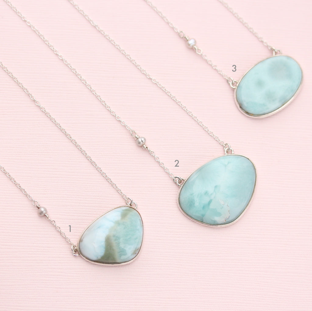 Larimar Necklace