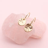 Lily pad earrings