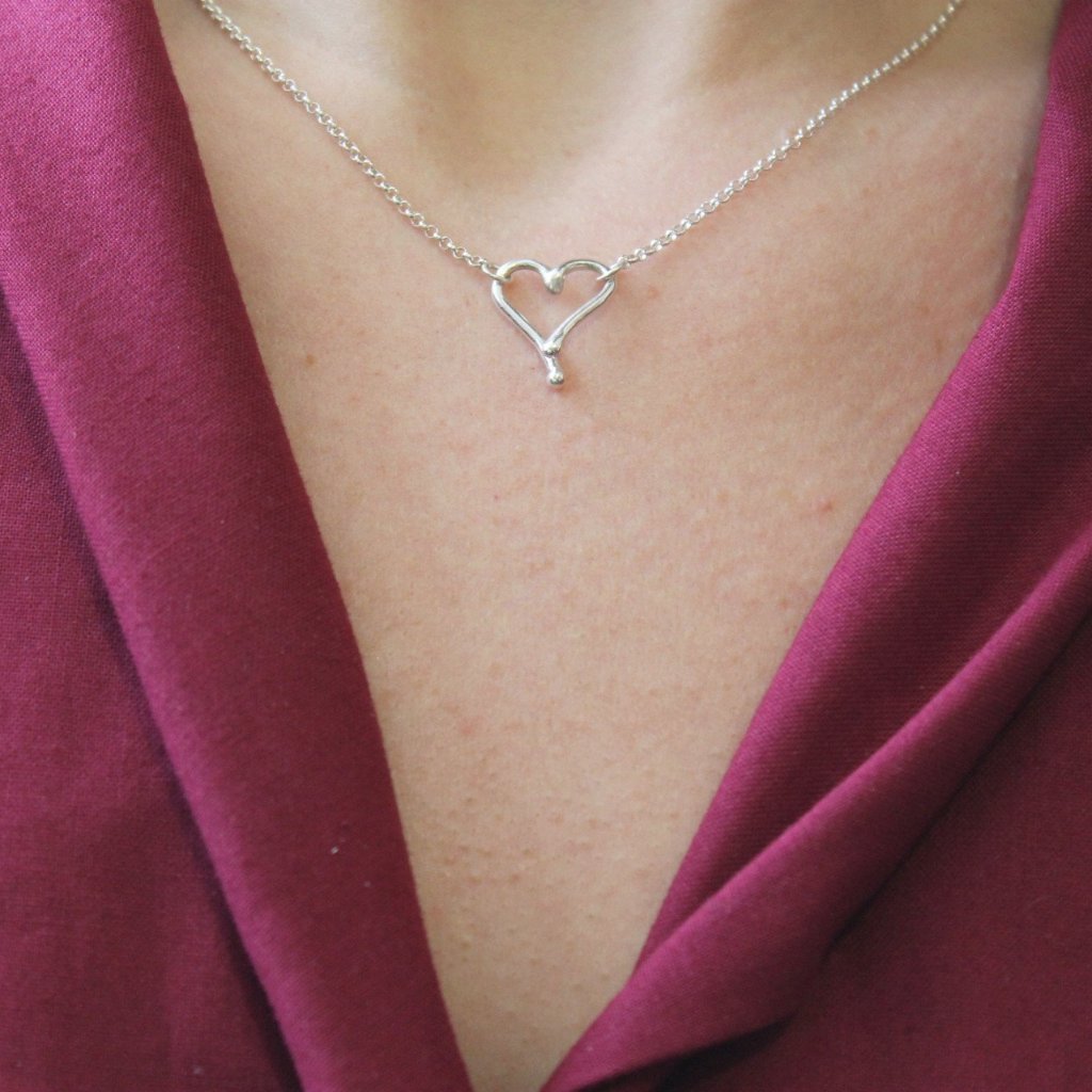 Medium heart necklace - Kathryn Rebecca