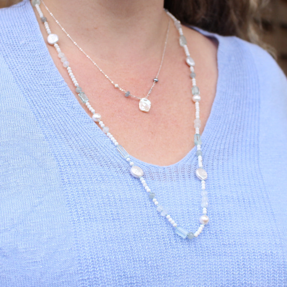 Opal and Moonstone Necklace