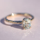 pale green sapphire ring