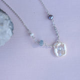 Pearl and gemstone necklace