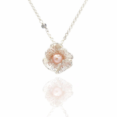 Poppy with pearl necklace - Kathryn Rebecca