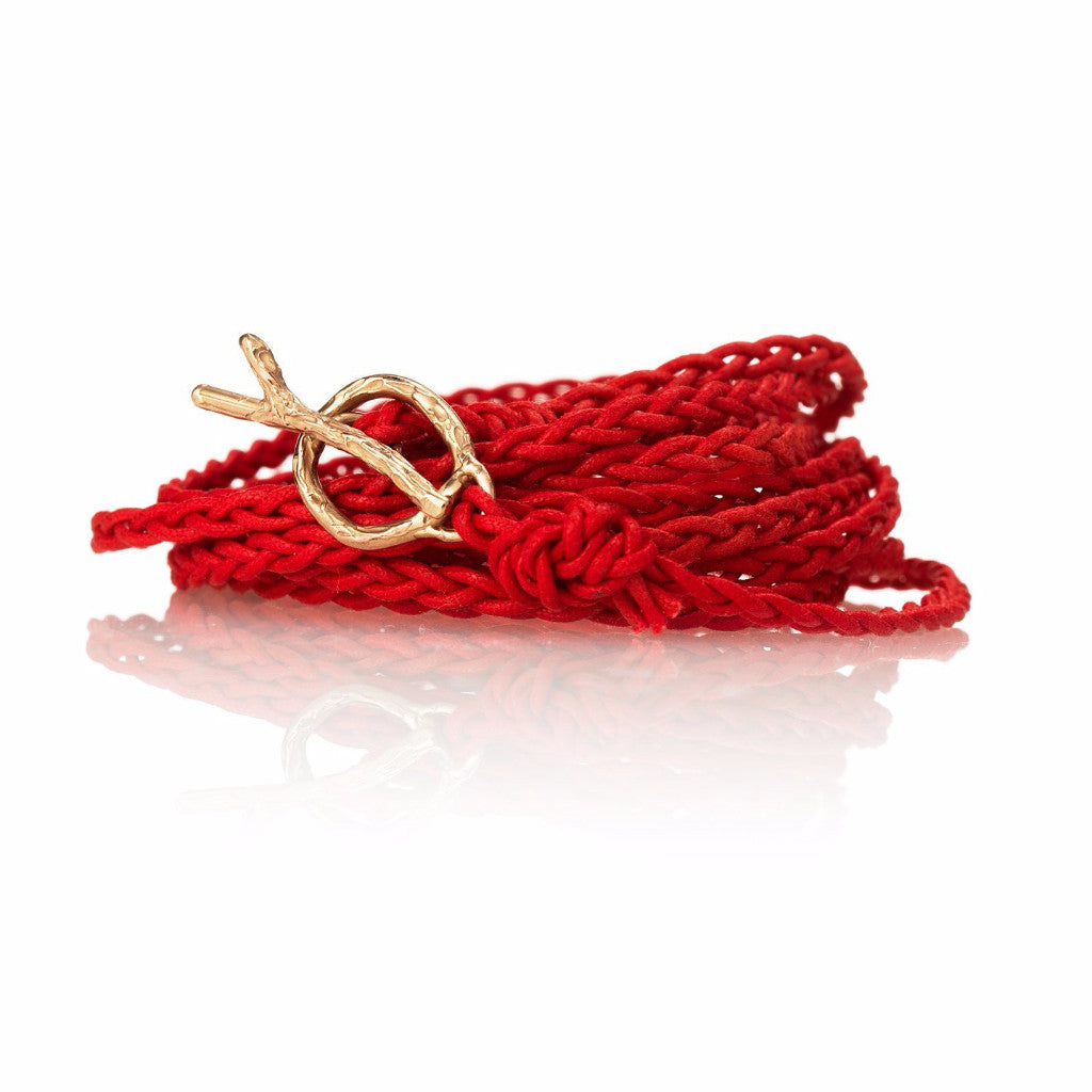 Blooming branches - wrap bracelet - Kathryn Rebecca