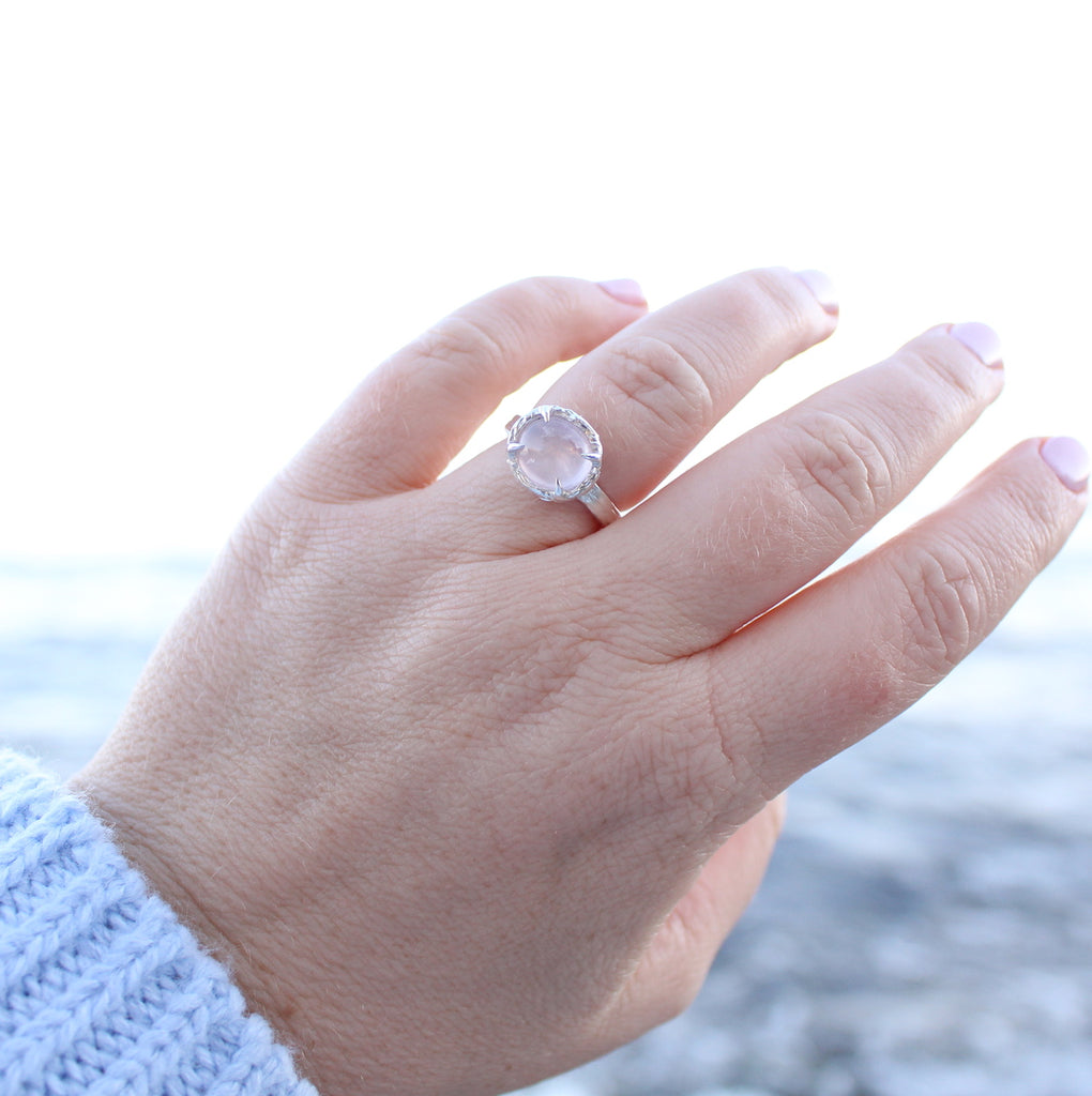 Rose Quartz ring