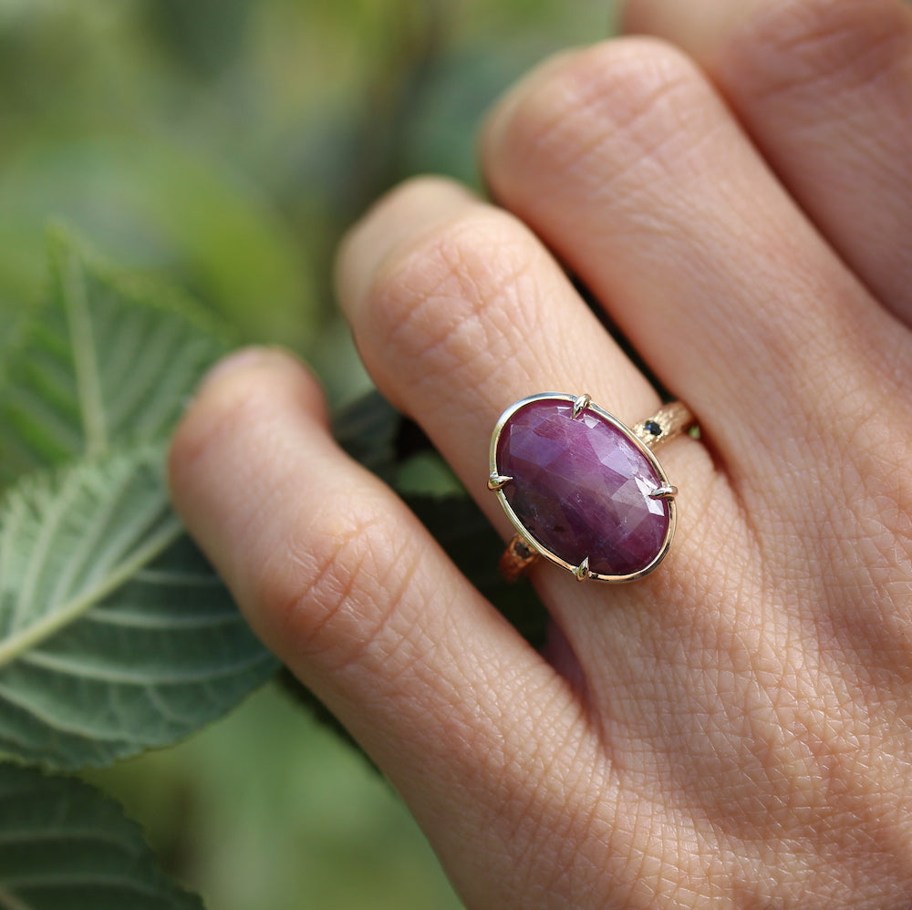 Ruby Rosecut Ring