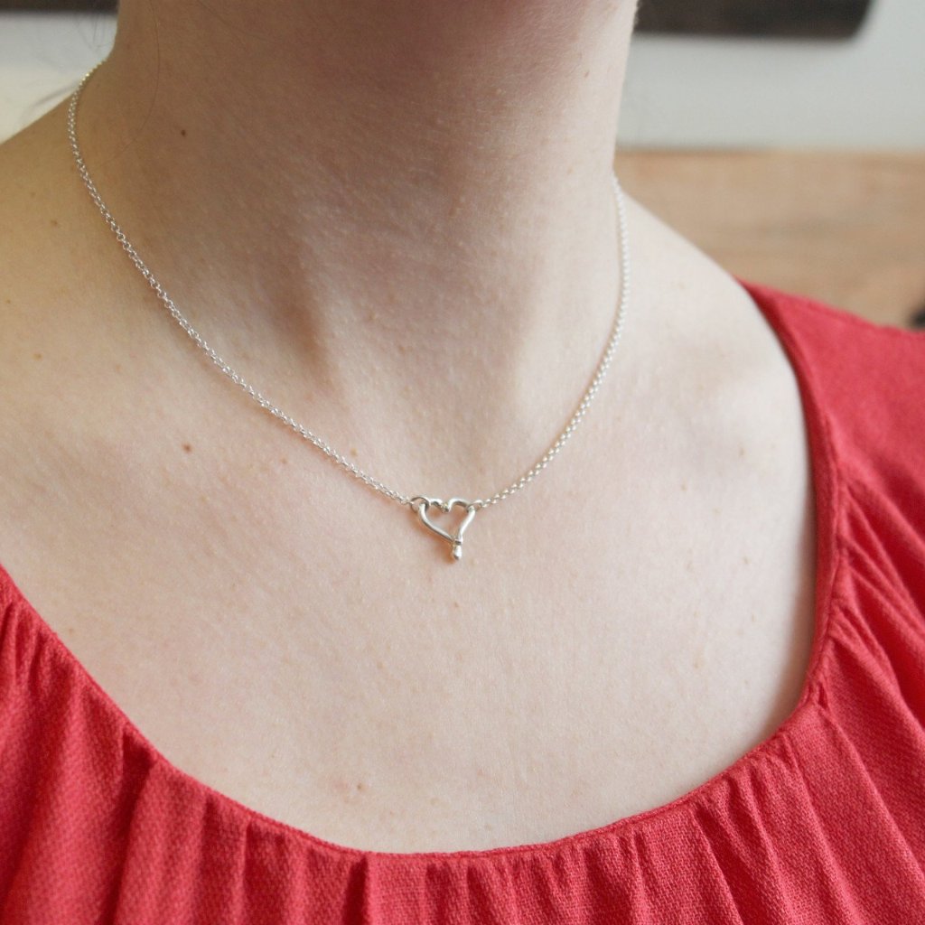 Small heart necklace - Kathryn Rebecca