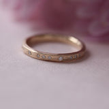 Water band with diamonds