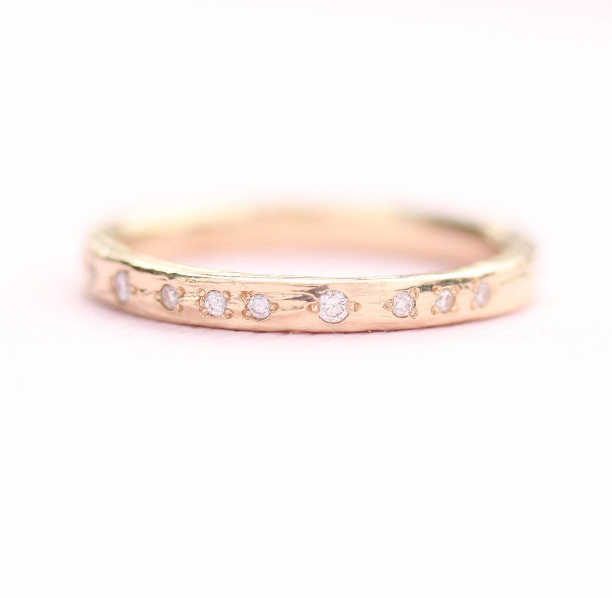 Water band with diamonds