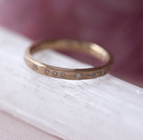 Water band with diamonds