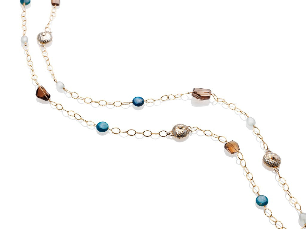 Fallen Acorn - long necklace - Kathryn Rebecca